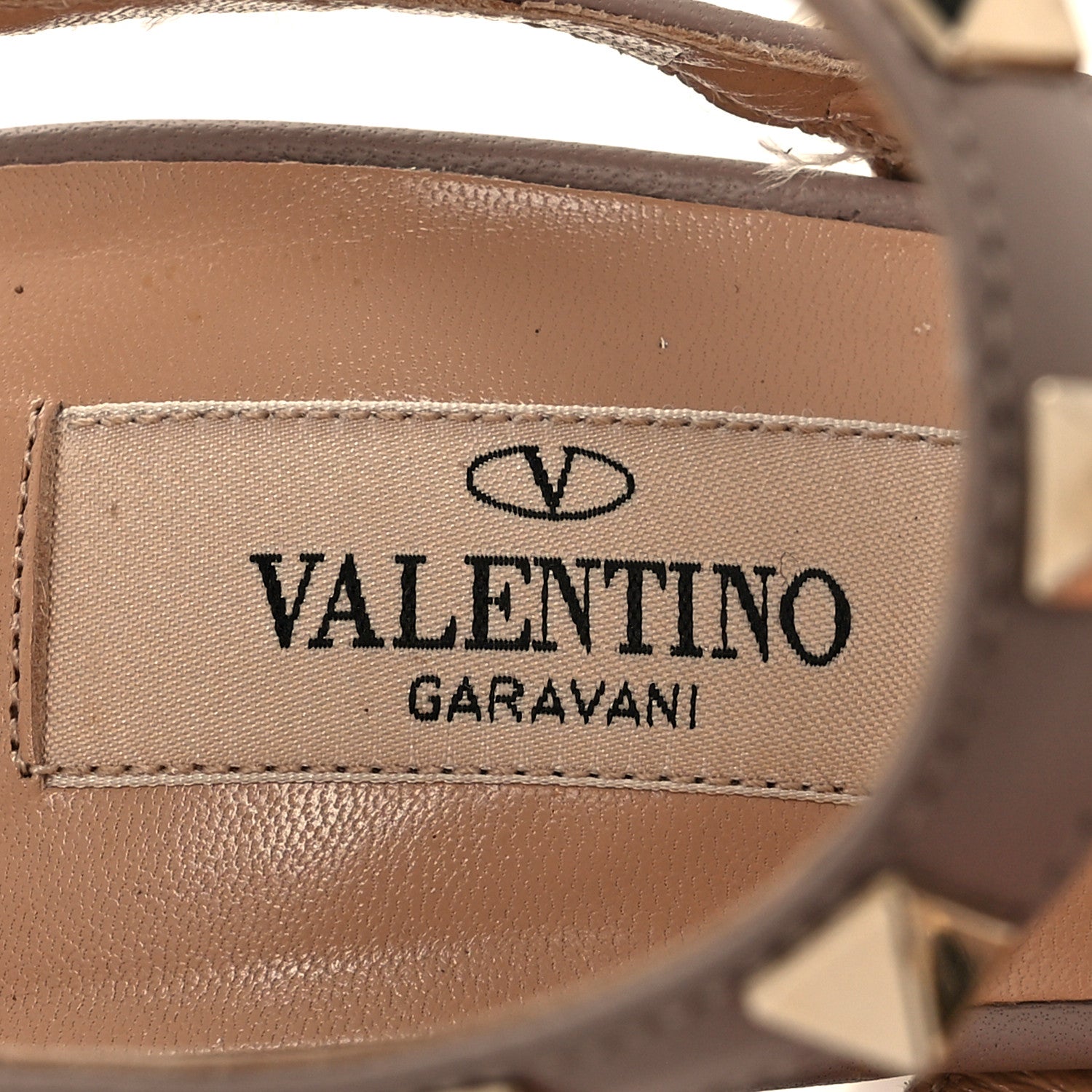 Valentino Garavani Metallic Elaphe Rockstud Ankle Strap 100mm Pumps 37 Gold Poudre 7 of 9