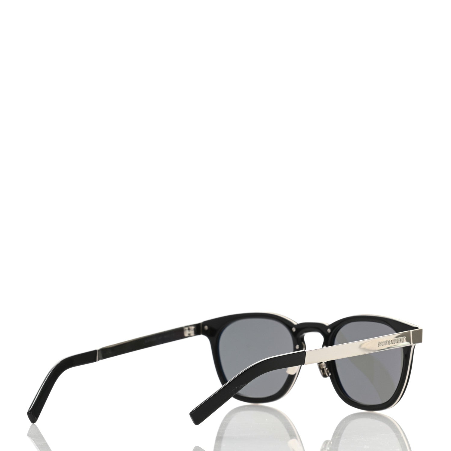 Saint Laurent Acetate SL28 Sunglasses Black 4 of 7