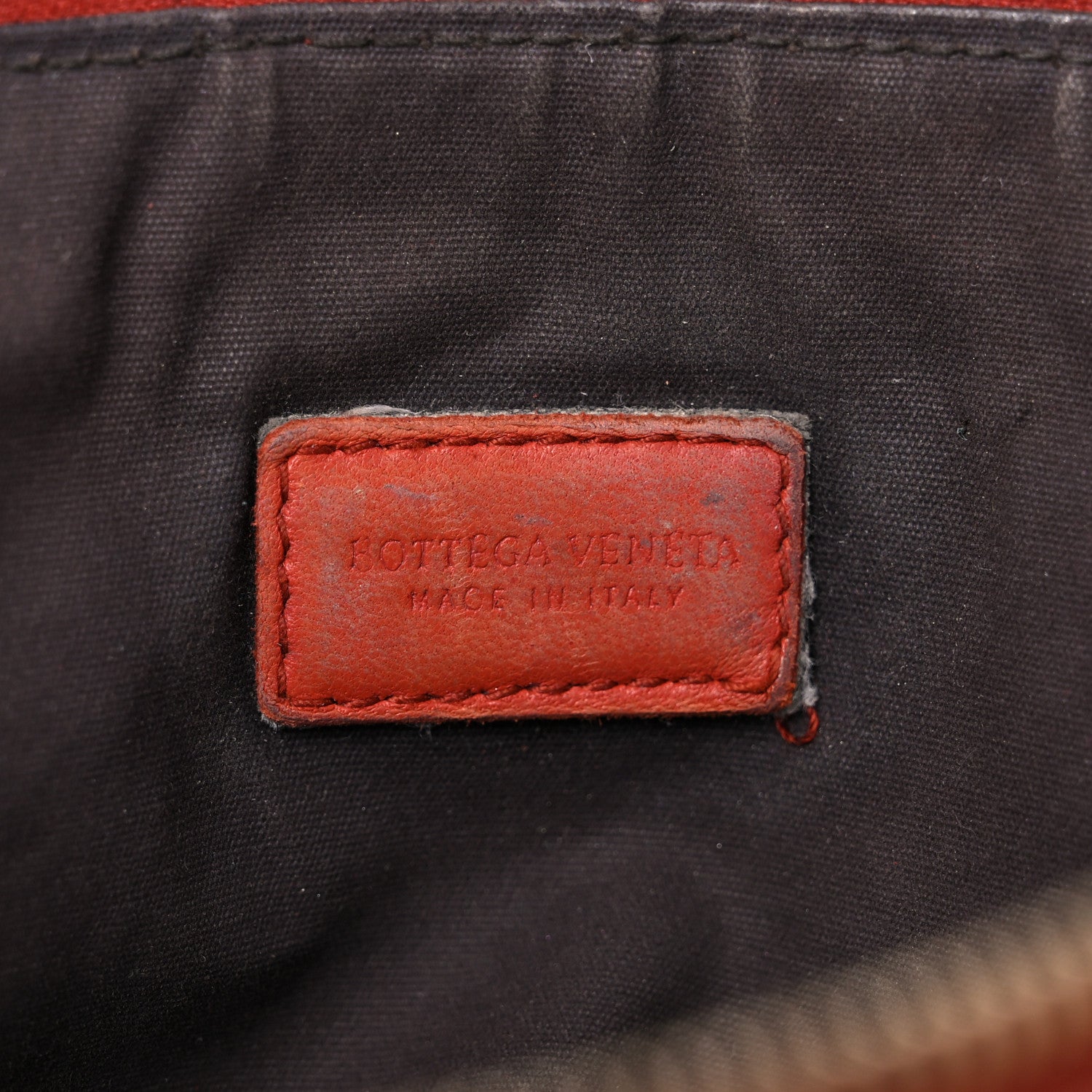 Bottega Veneta Nappa Intrecciato Cosmetic Case Red 6 of 22
