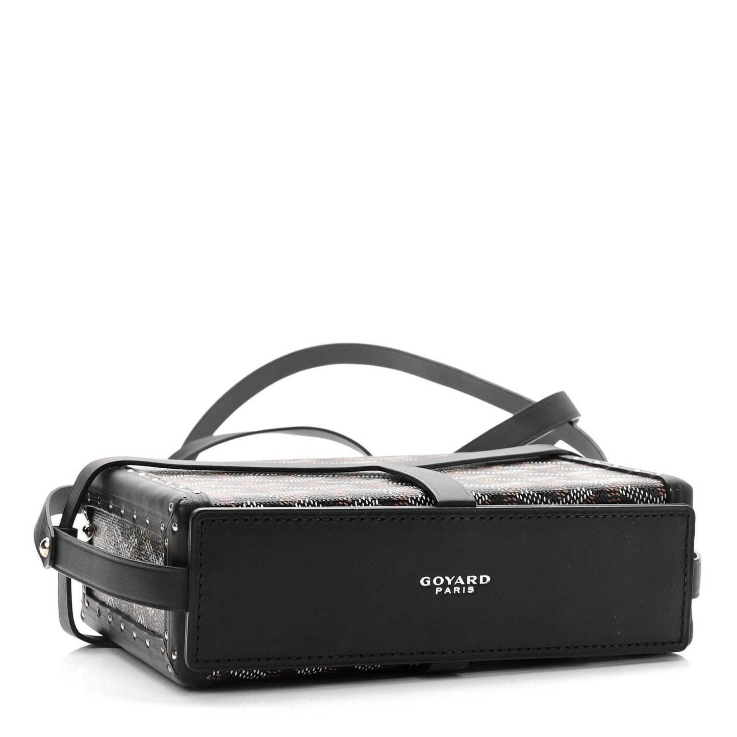 Goyardine Minaudiere Trunk Bag Black
