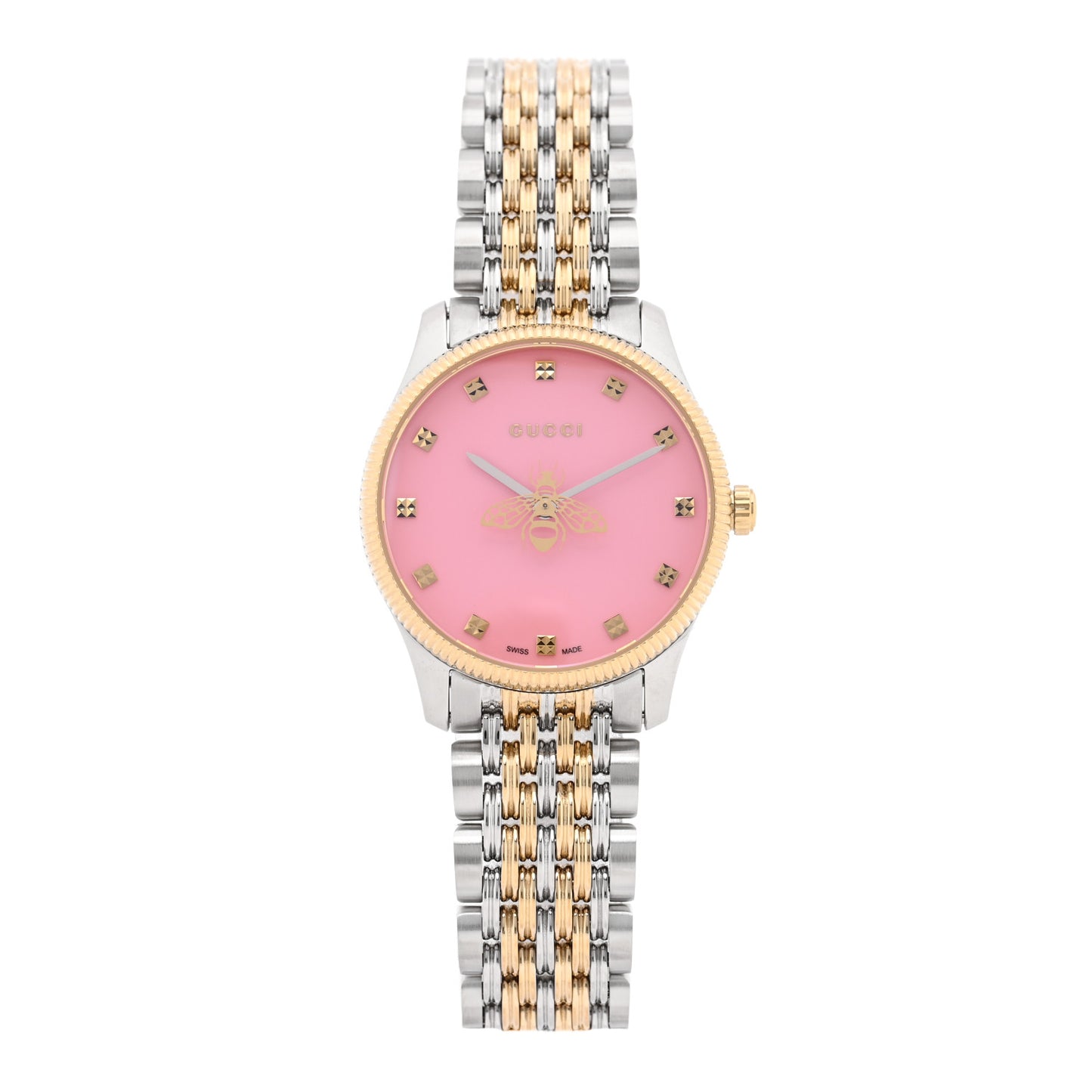 Stainless Steel 29mm G-Timeless Bee Quartz Watch Pink