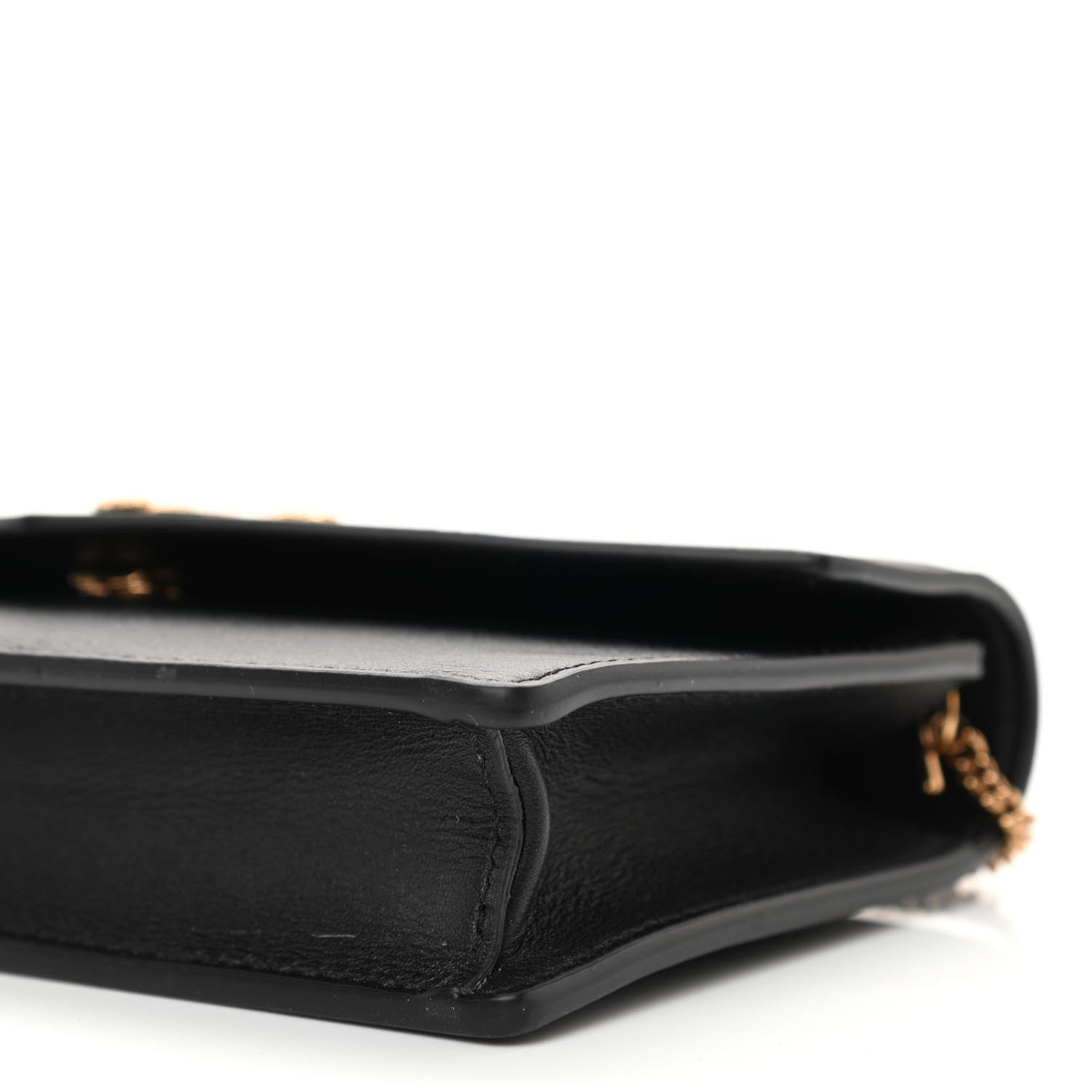 Versace Vitello Virtus Wallet on Chain Black 7 of 7