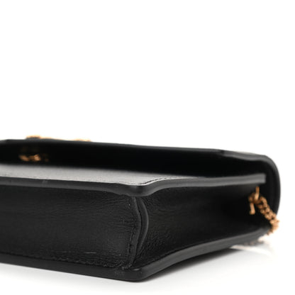 Versace Vitello Virtus Wallet on Chain Black 7 of 7
