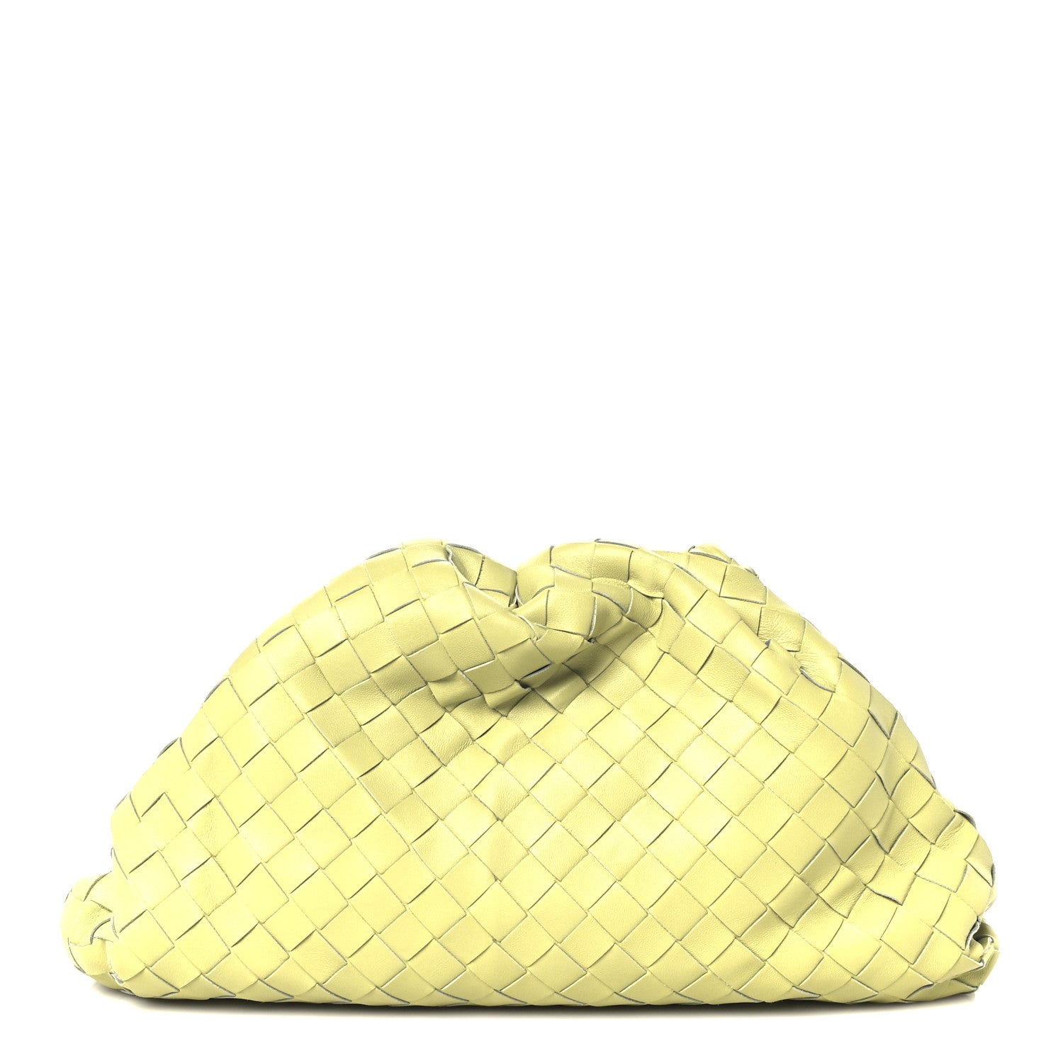 Bottega Veneta Nappa Maxi Intrecciato The Pouch Oversized Clutch Kiwi 1 of 11