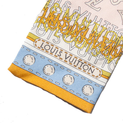 Louis Vuitton Silk Monogram Map Bandeau 2 of 4