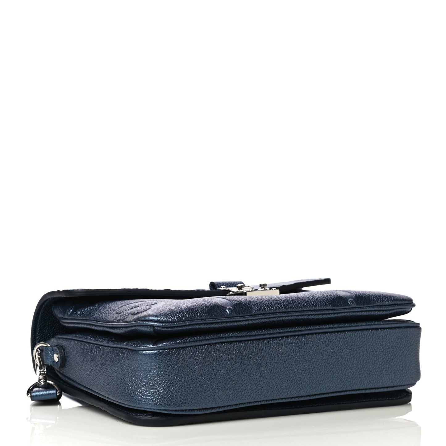 Metallic Empreinte Monogram Giant Pochette Metis Navy Nacre