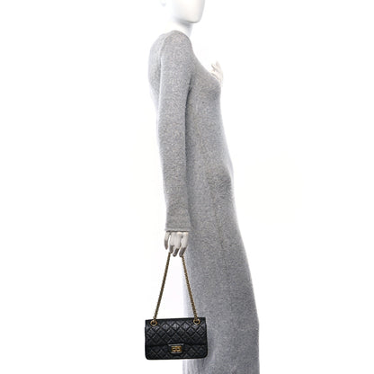 Chanel Aged Calfskin Quilted 2.55 Reissue Mini Flap Black 2 of 10