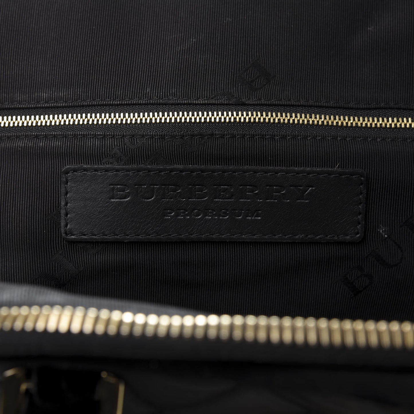 Prorsum Calfskin Quilted Country Animal Satchel Black