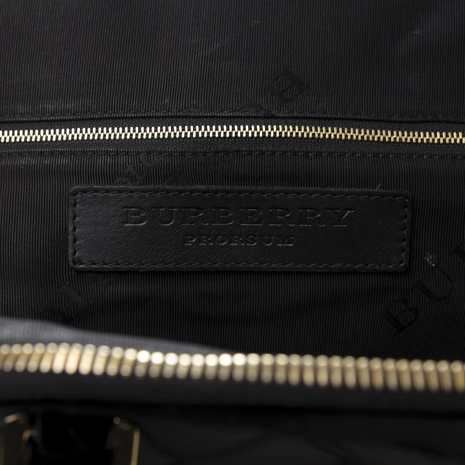 Burberry Prorsum Calfskin Quilted Country Animal Satchel Black 8 of 17
