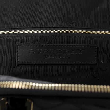 Burberry Prorsum Calfskin Quilted Country Animal Satchel Black 8 of 17