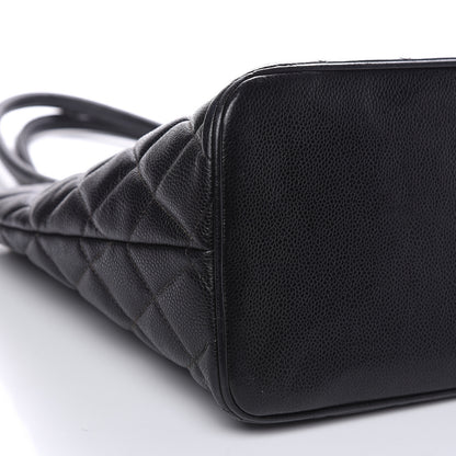 Chanel Caviar Quilted Medallion Tote Black 7 of 17