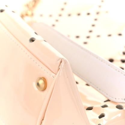 Chanel Patent Perforated CC Tote White 11 of 20