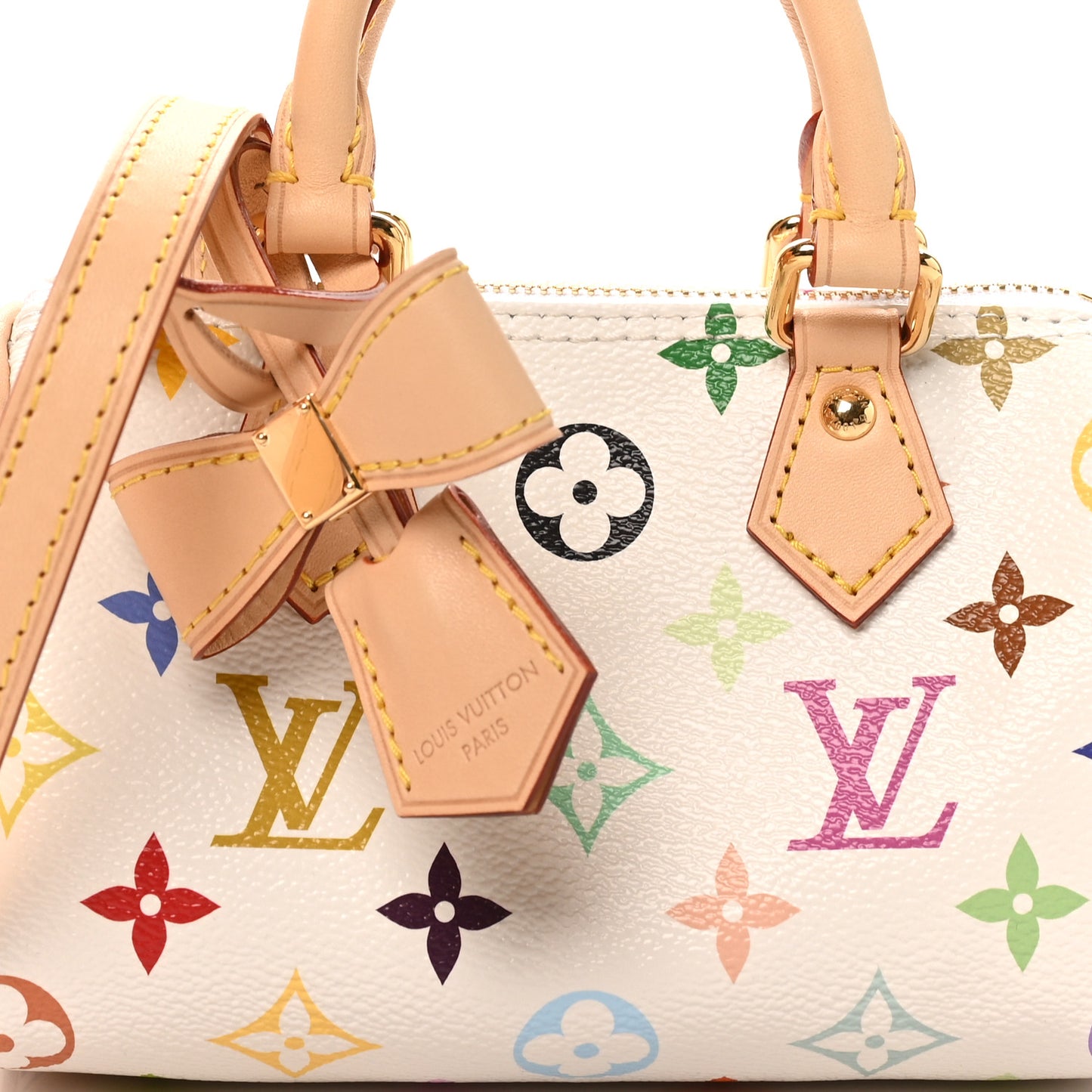 LV X TM Monogram Multicolor Nano Speedy White