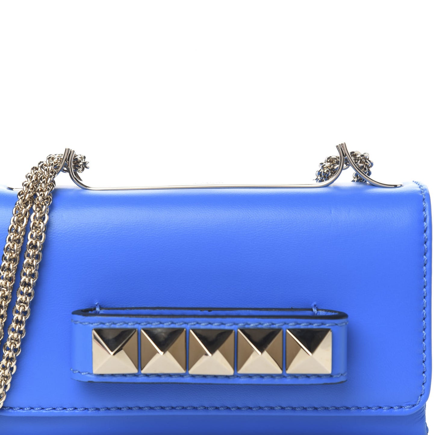 Nappa Mini Va Va Voom Shoulder Bag Blue Fluo