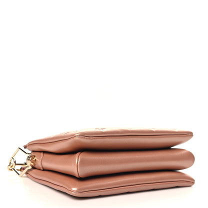 Louis Vuitton Metallic Lambskin Embossed Monogram Coussin BB Pink Gold 4 of 12