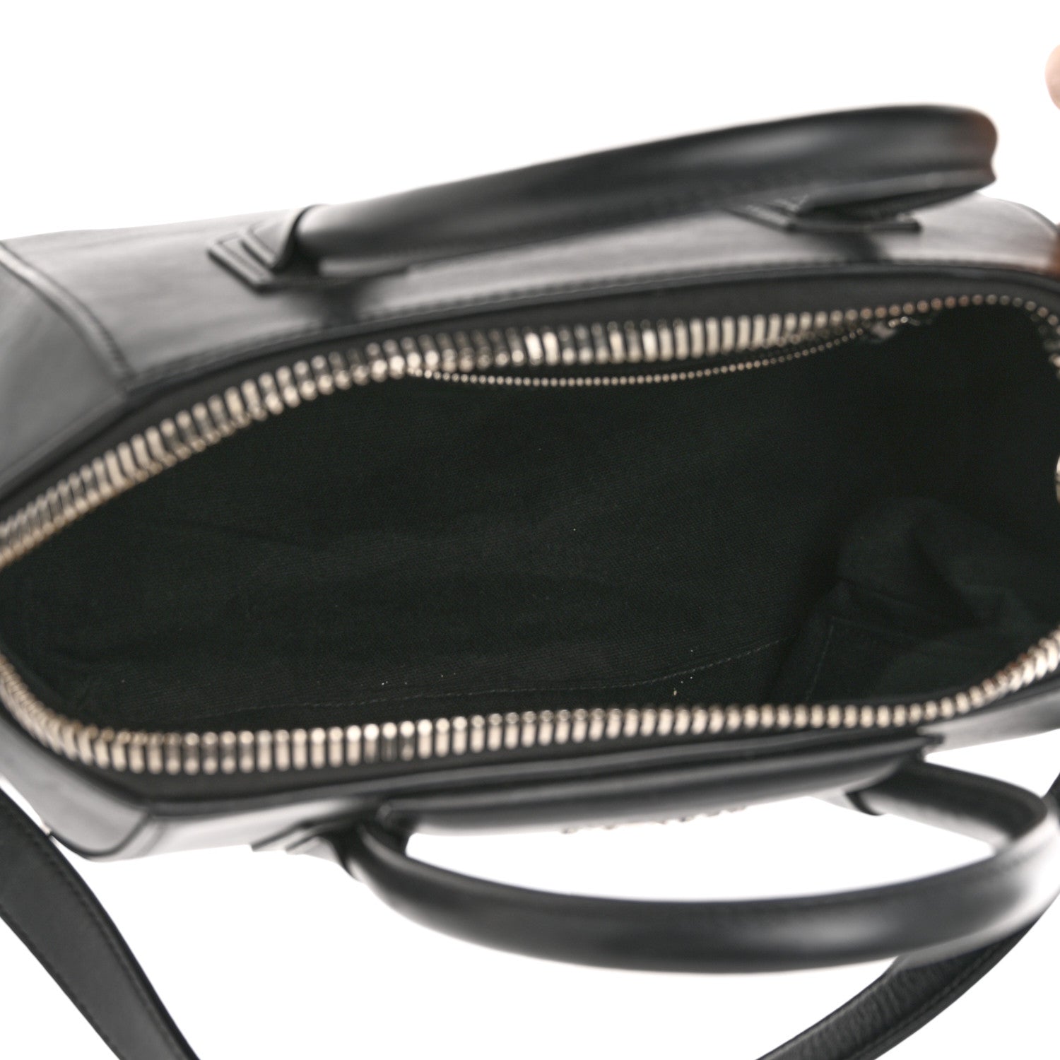 Givenchy Calfskin Signature Logo Small Antigona Black 5 of 10