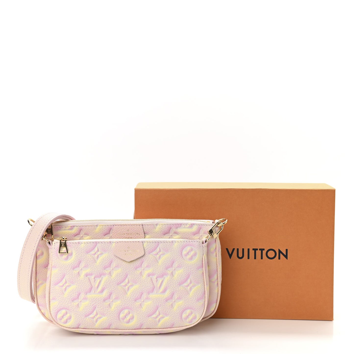 Empreinte Monogram Summer Stardust Multi Pochette Accessories Pink