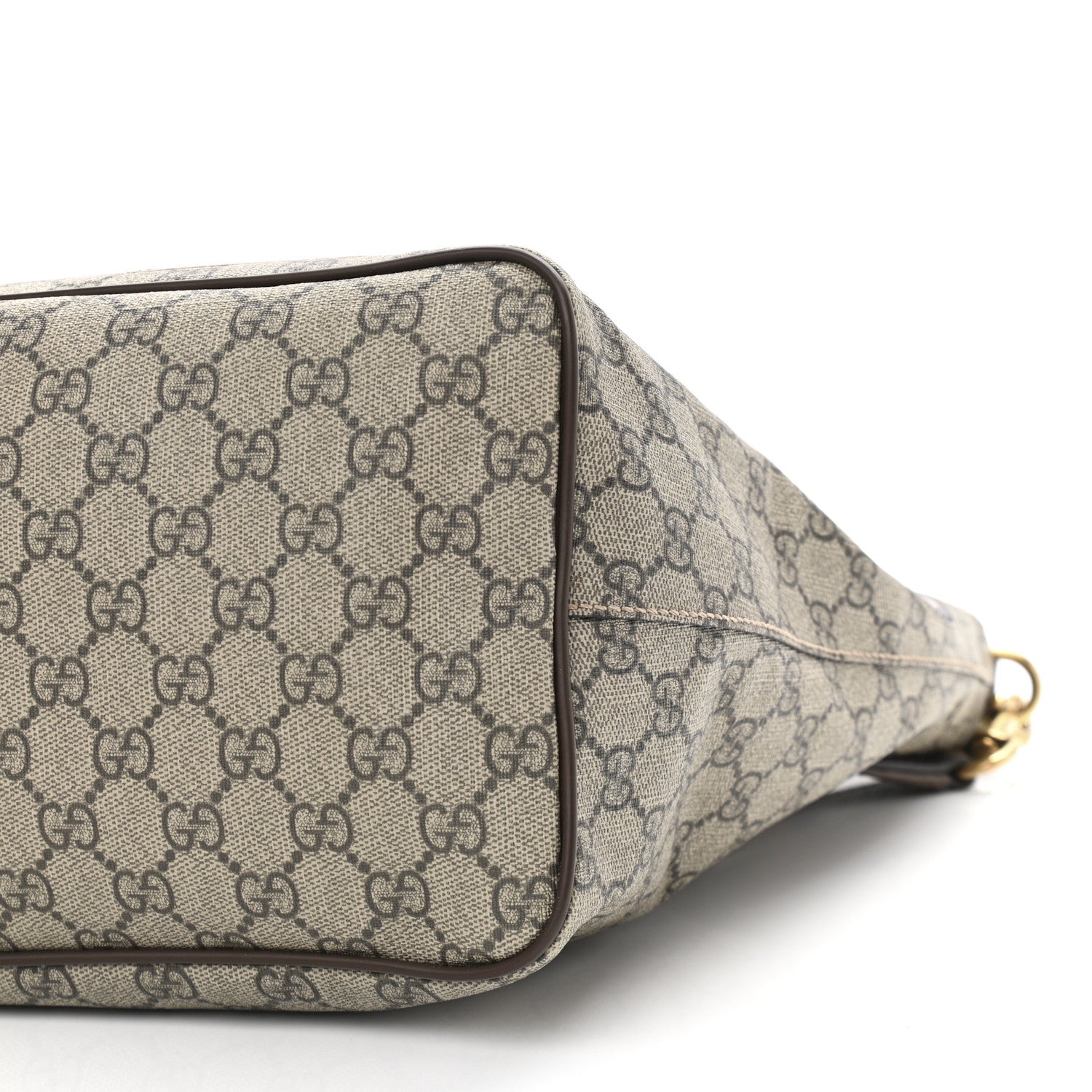 Gucci Soft GG Supreme Monogram Courrier Medium Crossbody Tote Beige New Acero 10 of 15