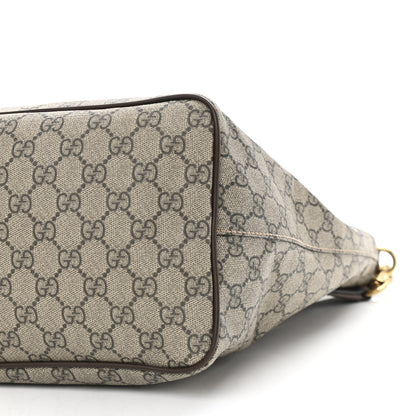 Gucci Soft GG Supreme Monogram Courrier Medium Crossbody Tote Beige New Acero 10 of 15
