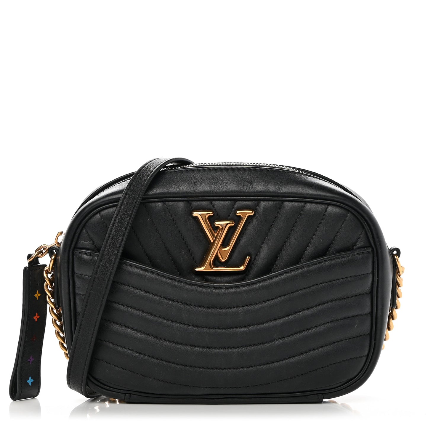 Calfskin New Wave Camera Bag Black