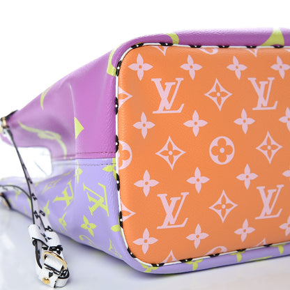 Louis Vuitton Monogram Giant Neverfull MM Pink Lilac 5 of 10
