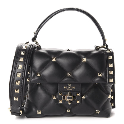 Valentino Garavani Nappa Mini Candystud Top Handle Bag Black 1 of 9