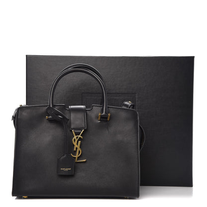 Saint Laurent Calfskin Monogram Baby Downtown Cabas Black 11 of 11