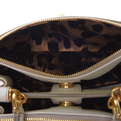 Dolce & Gabbana Dauphine Miss Sicily Double Zip Satchel White 8 of 14