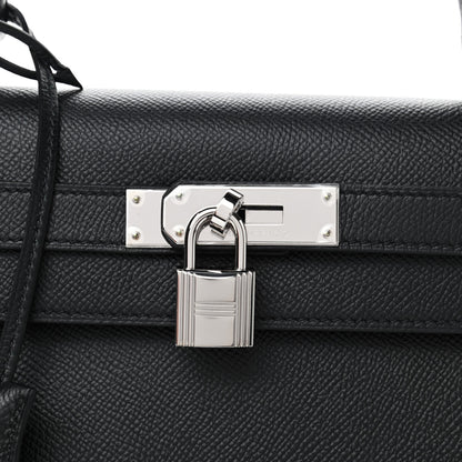 Hermes Epsom Kelly Sellier 28 Black 9 of 10