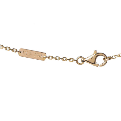 Van Cleef & Arpels 18K Yellow Gold Black Onyx Vintage Alhambra Pendant Necklace 6 of 6