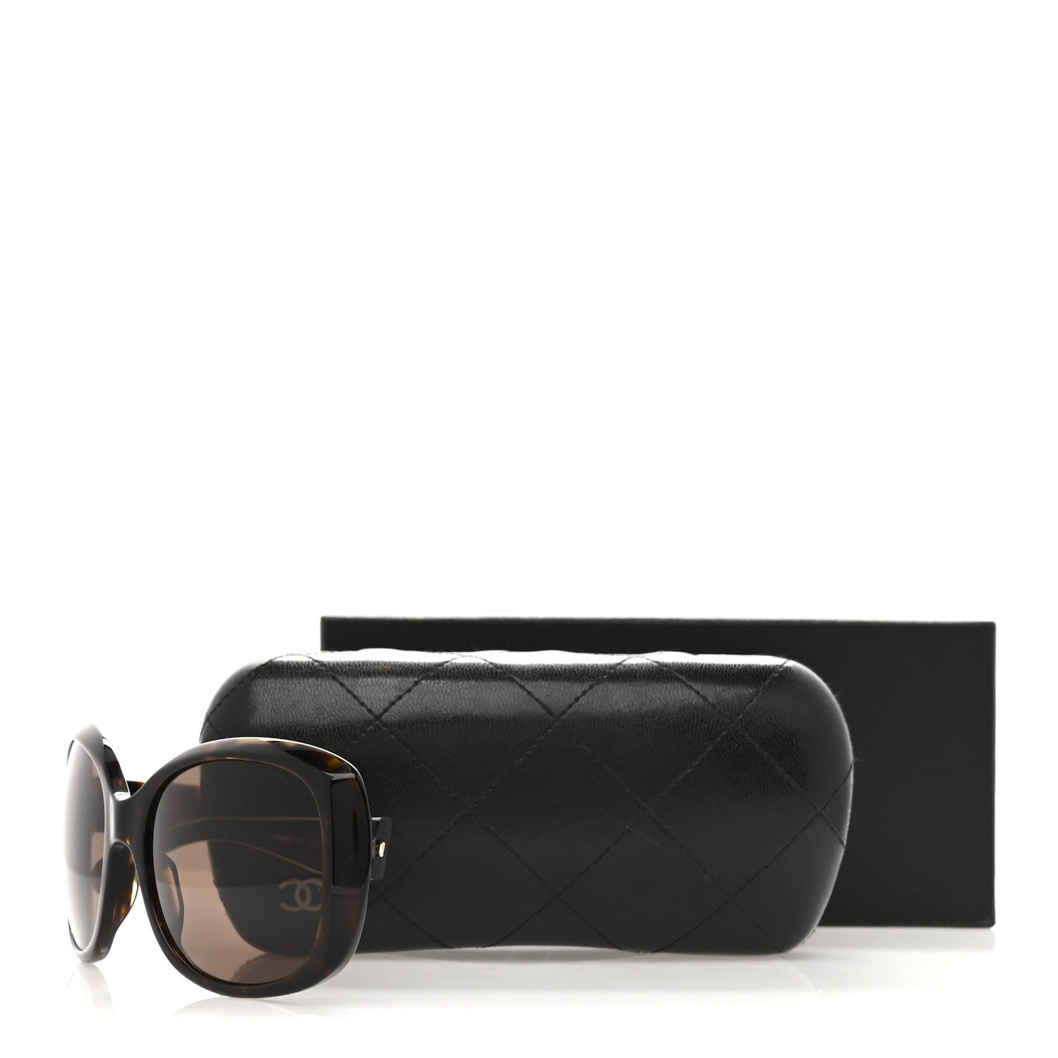 Chanel Acetate Polarized CC Sunglasses 5183 Tortoise 7 of 7