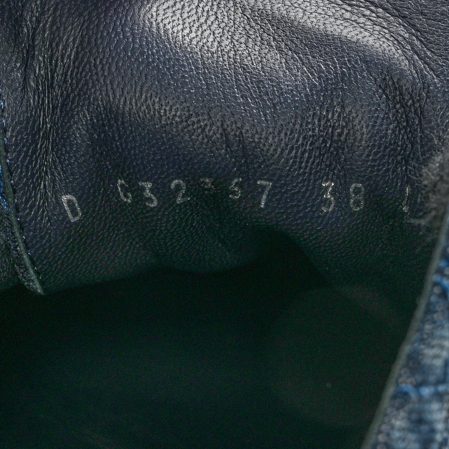Chanel Denim Grosgrain Camellia Pearl Lace Up Sneakers 38 Blue Black 8 of 12