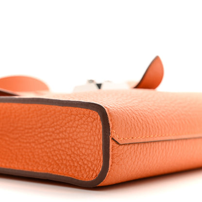 Hermes Togo Sac A Depeches 21 Messenger Bag Orange 8 of 9