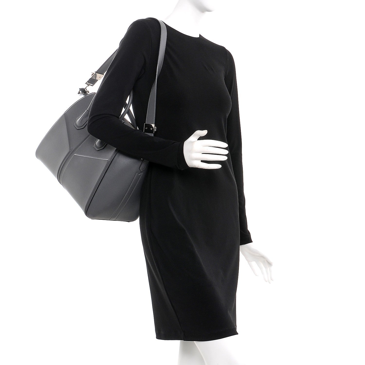 Givenchy Calfskin 3D Animation Medium Antigona Grey 2 of 7