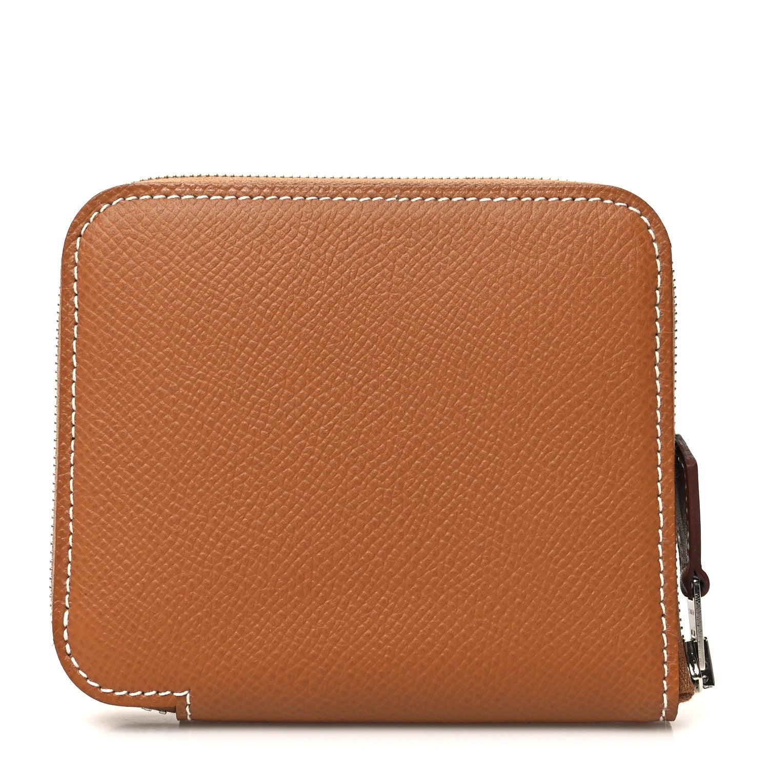 Hermes Epsom Silk'in Compact Wallet Gold 1 of 8