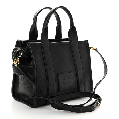 Marc Jacobs Grained Calfskin Small The Tote Bag Black 3 of 14