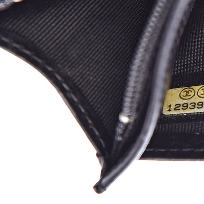 Chanel Aged Calfskin Quilted Reissue Yen Wallet Black 8 of 11