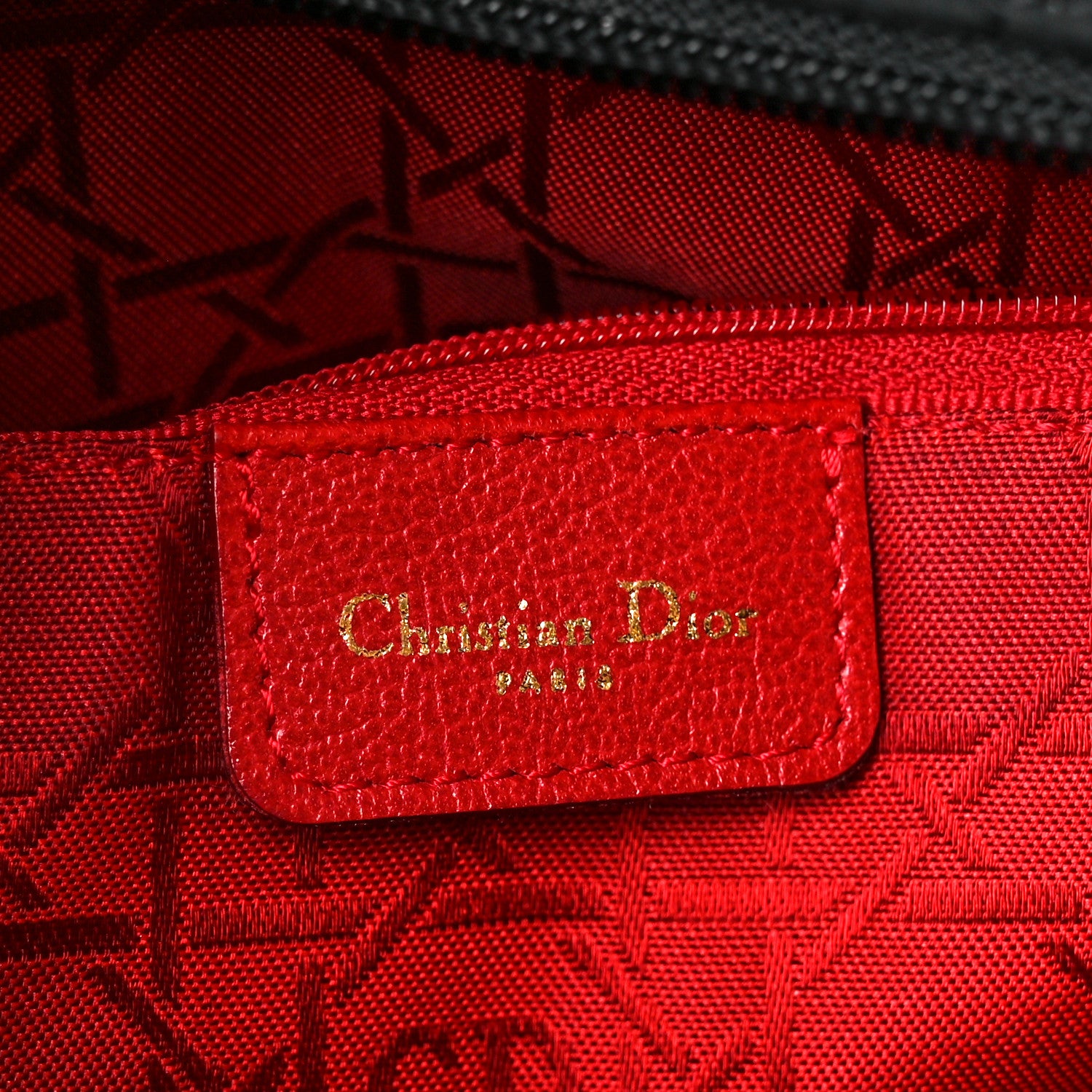 Christian Dior Nylon Cannage Large Lady Dior Black 6 of 10