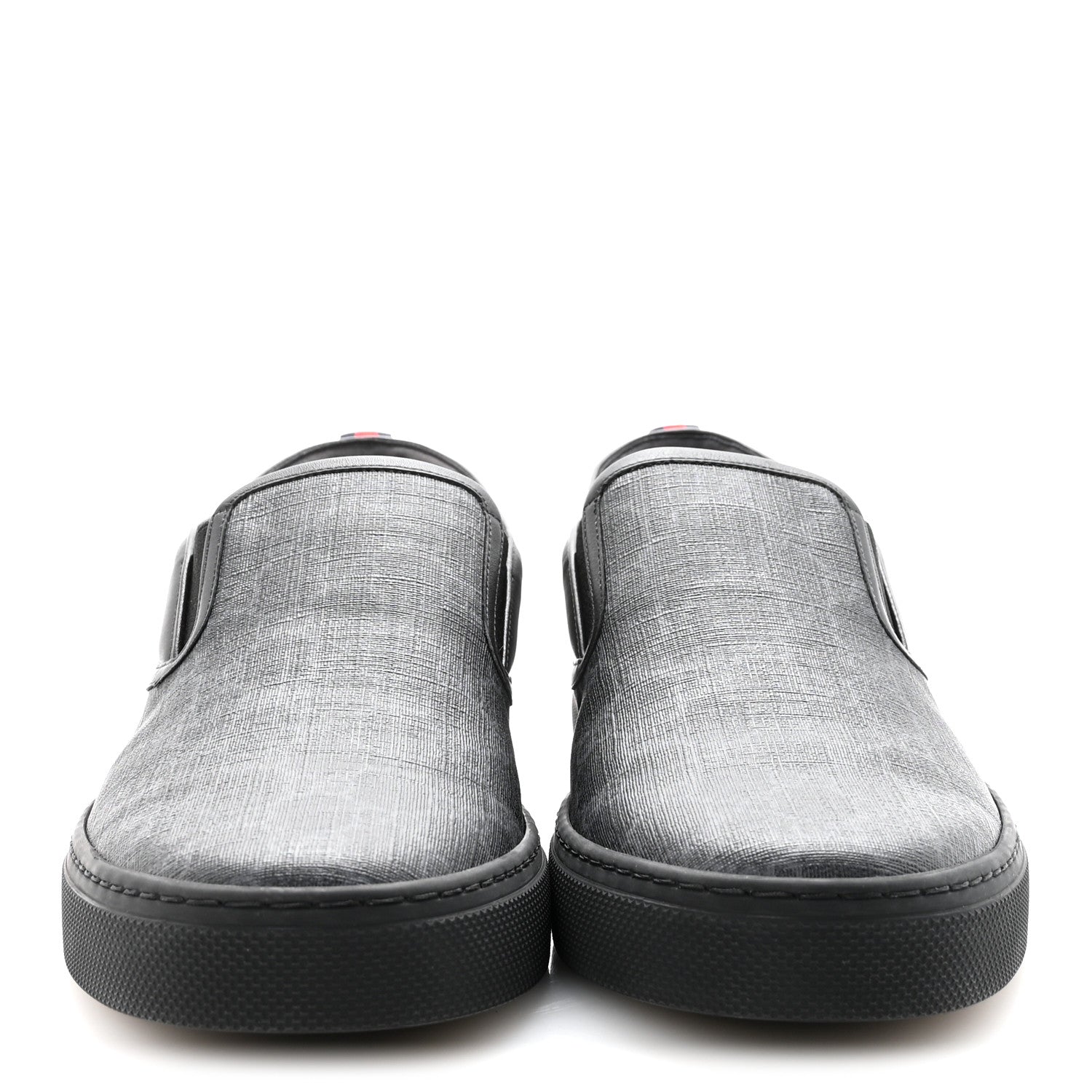 Gucci GG Supreme Monogram Mens Slip On Sneaker 12 Black 3 of 10