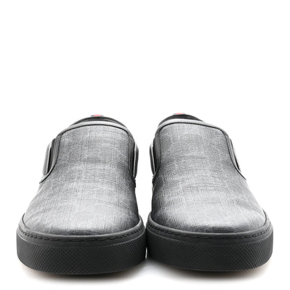 Gucci GG Supreme Monogram Mens Slip On Sneaker 12 Black 3 of 10