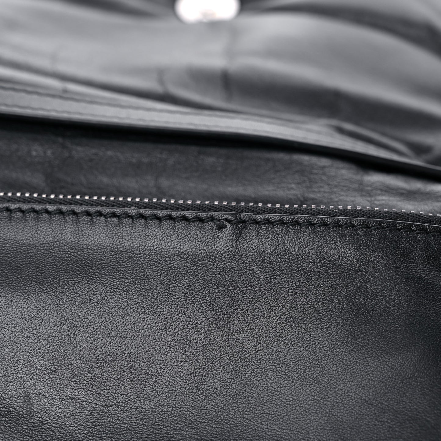 Calfskin Mini Viva Bow Shoulder Bag Black