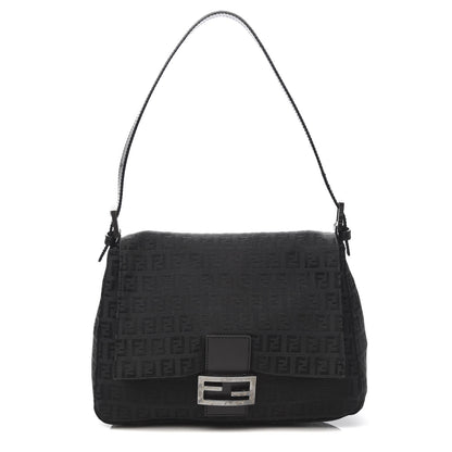 Fendi Zucchino Mama Baguette Black 1 of 9