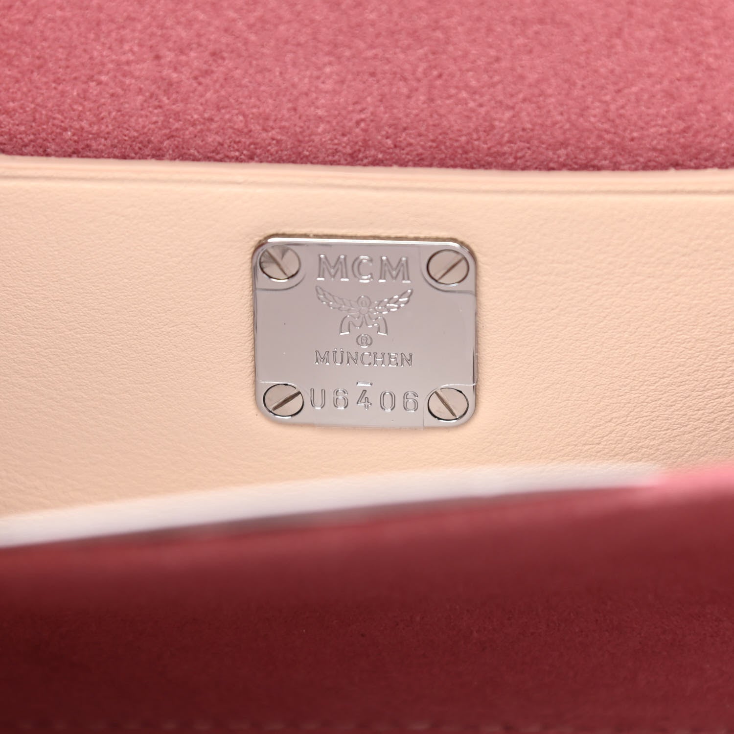MCM Lambskin Star Eyed Bunny Small Berlin Crossbody Natural 6 of 10