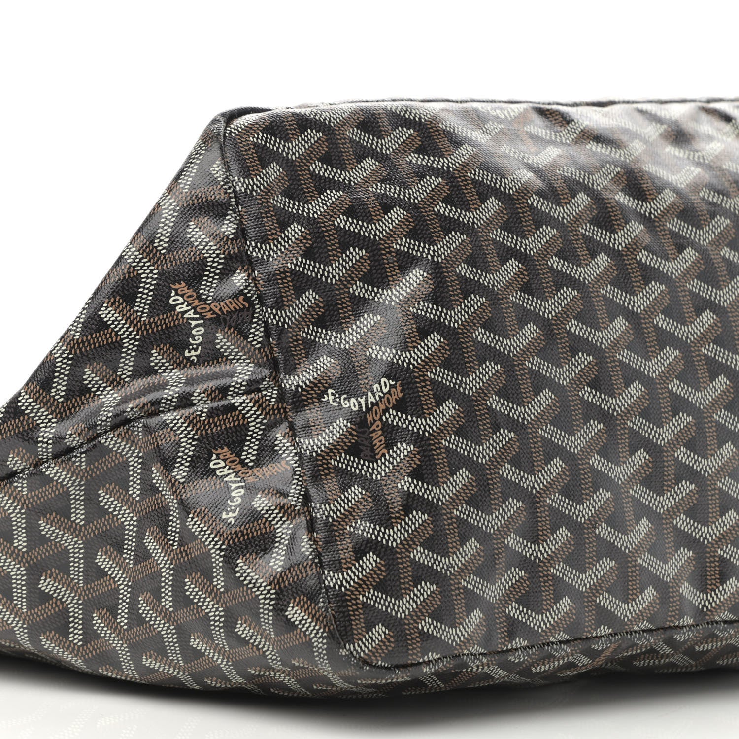Goyard Goyardine Saint Louis GM Black Gold 10 of 11