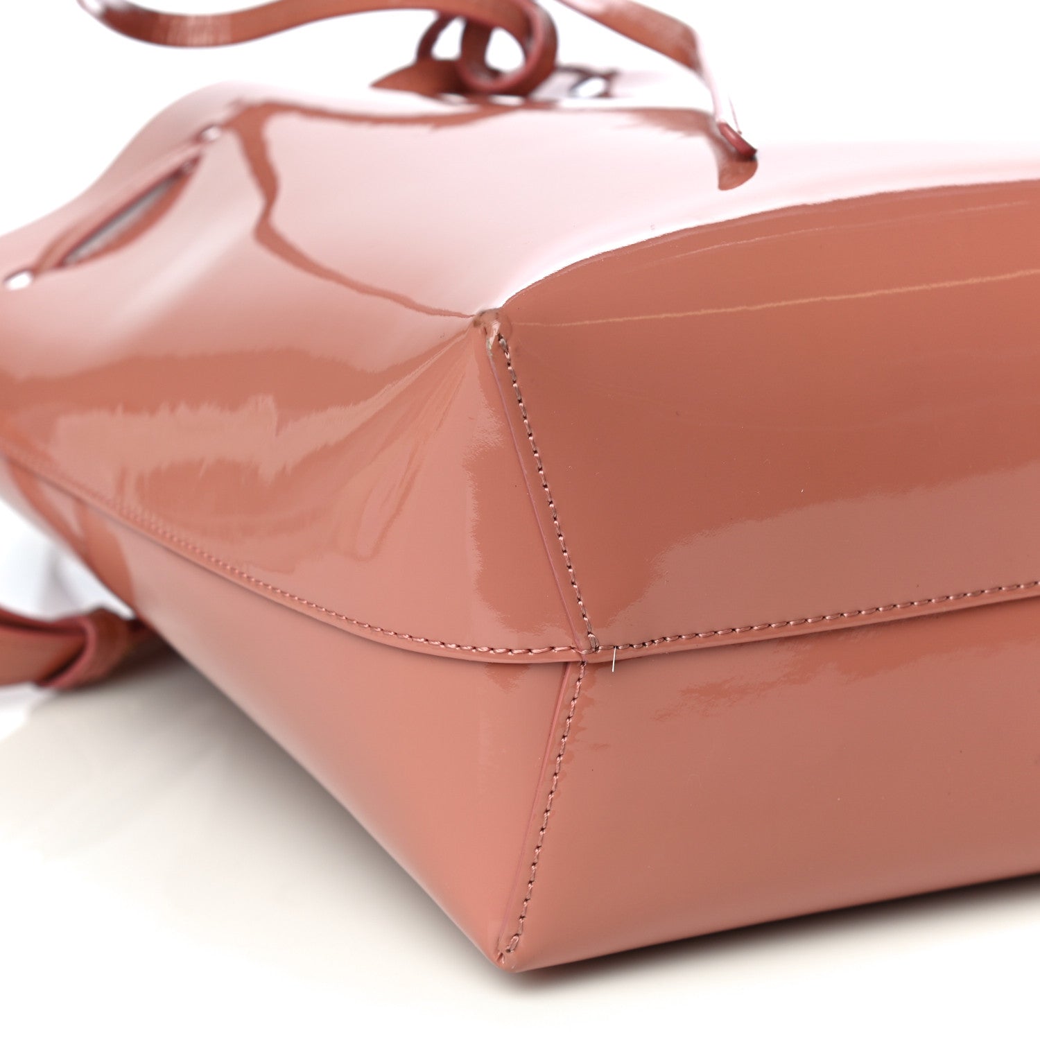 Mansur Gavriel Patent Calfskin Mini Bucket Blush 8 of 9