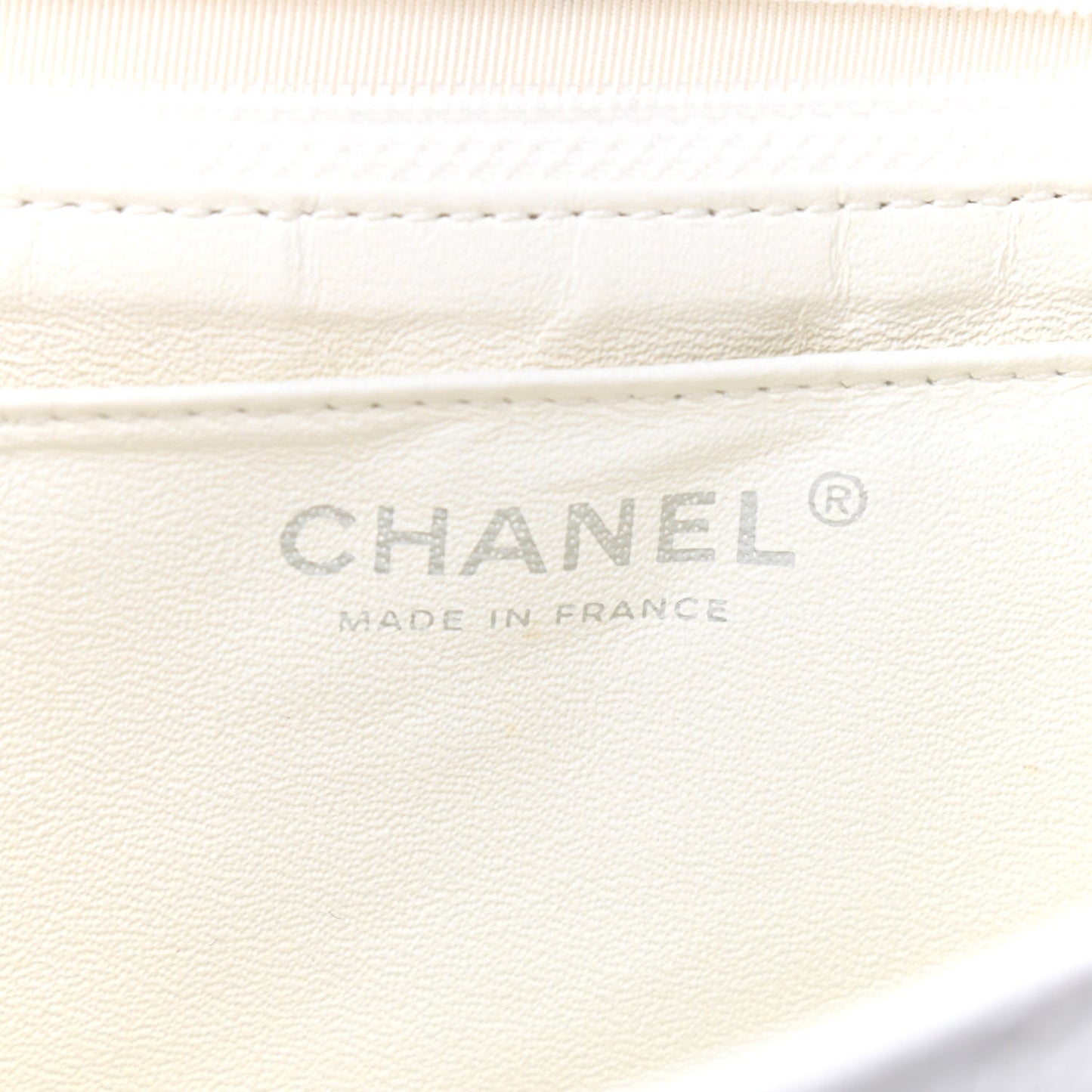 Caviar Quilted Maxi Single Flap White
