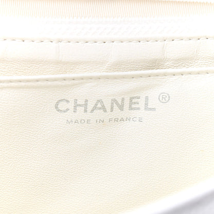 Chanel Caviar Quilted Maxi Single Flap White 5 of 8