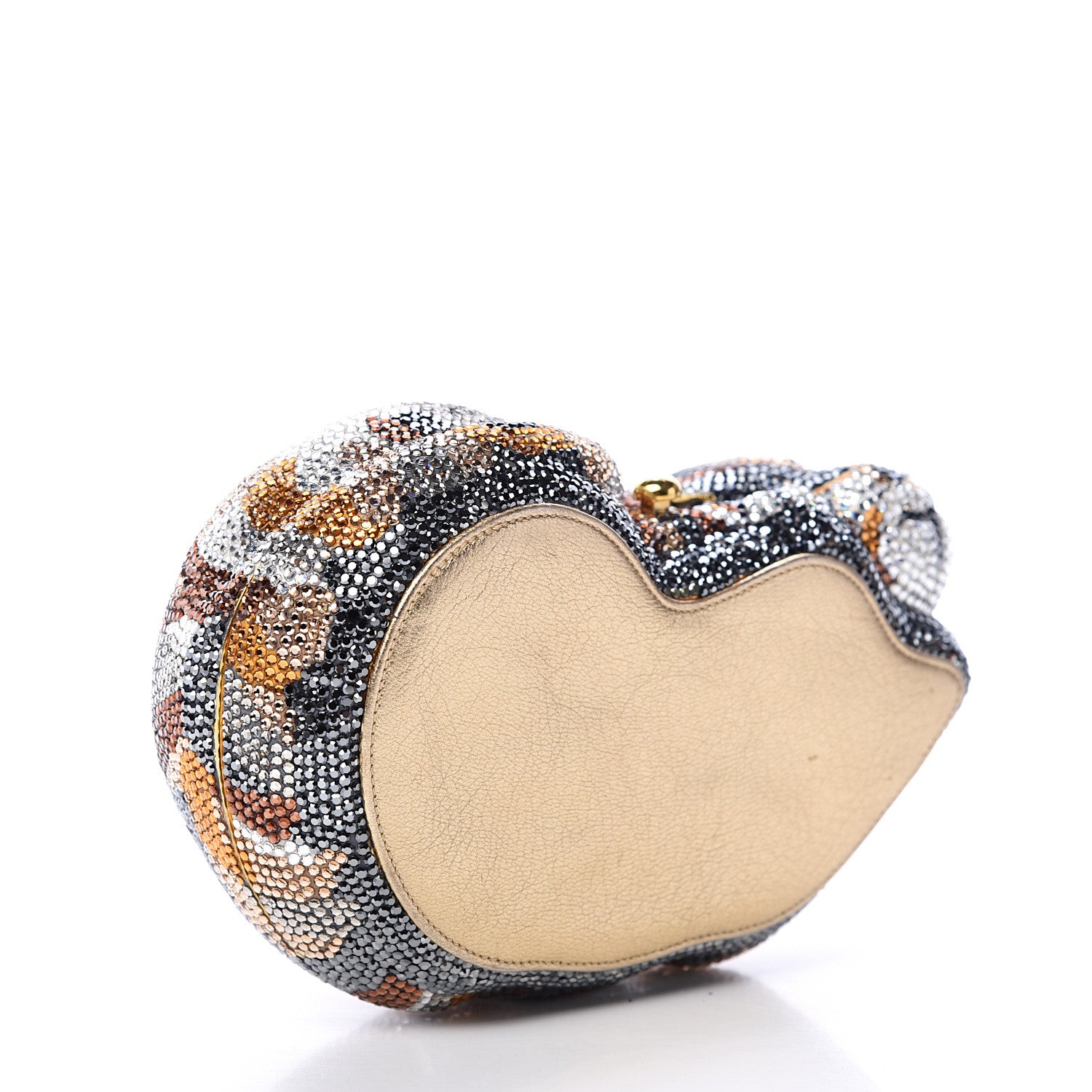 Judith Leiber Swarovski Crystal Sleeping Cat Minaudiere Clutch Multicolor 4 of 8