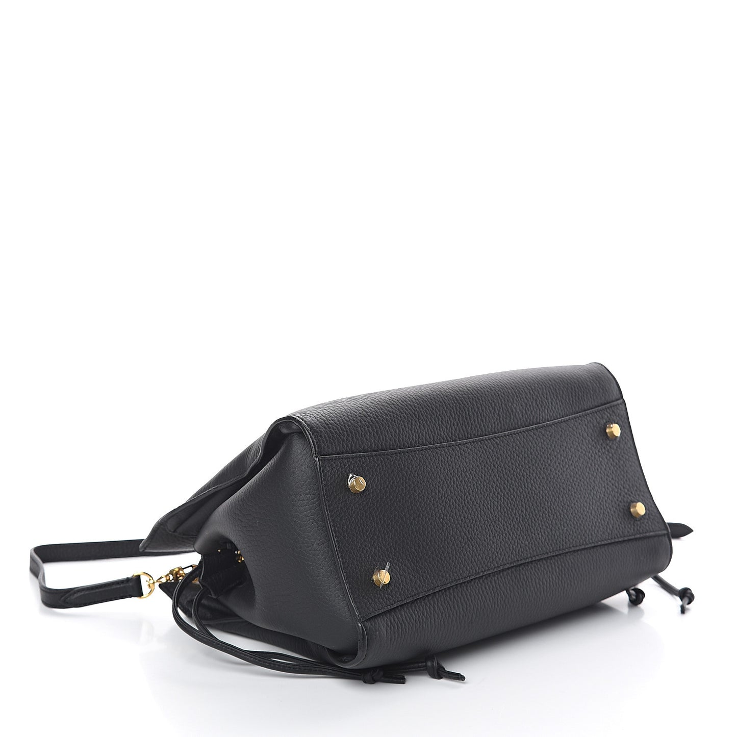 Heavy Grain Iris Tote Midnight Black
