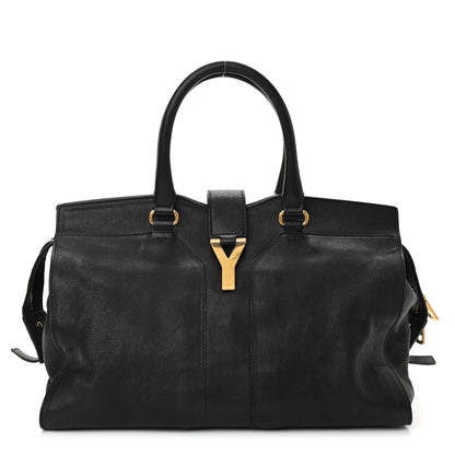 Saint Laurent Sheepskin Medium Cabas ChYc Black 1 of 11